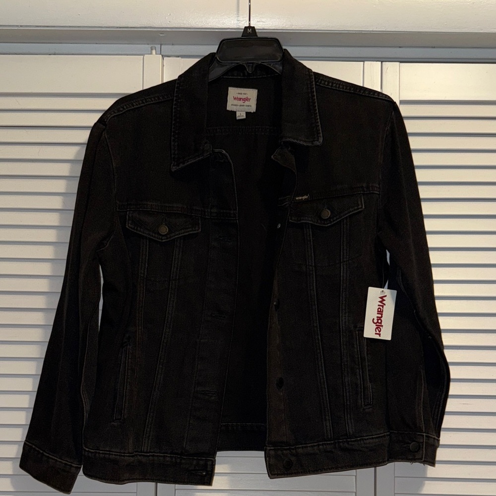 Wrangler Black Denim Jacket
